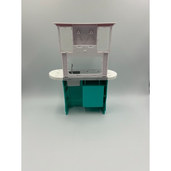 Barbie The Pioneer Woman Kitchen Stove Sink Microwave Cabinets only Playset - Picture 6 of 7
